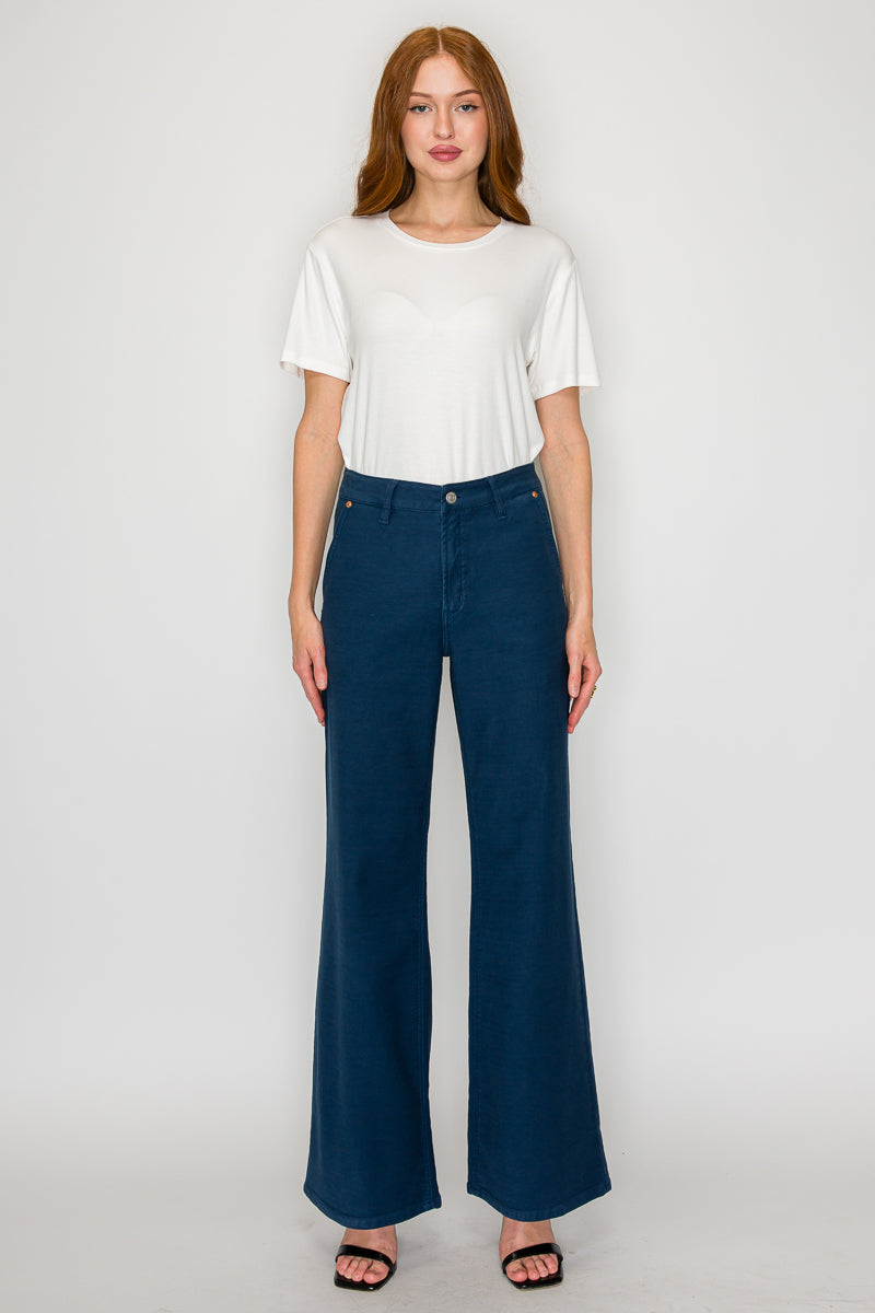 The Anastasia Jeans - High Rise Wide Flare with Tummy Control by Artemis Vintage