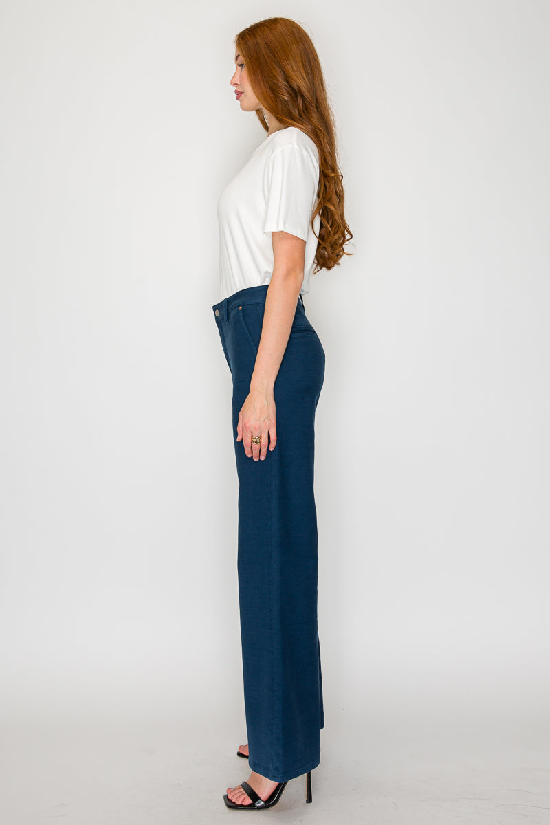 The Anastasia Jeans - High Rise Wide Flare with Tummy Control by Artemis Vintage