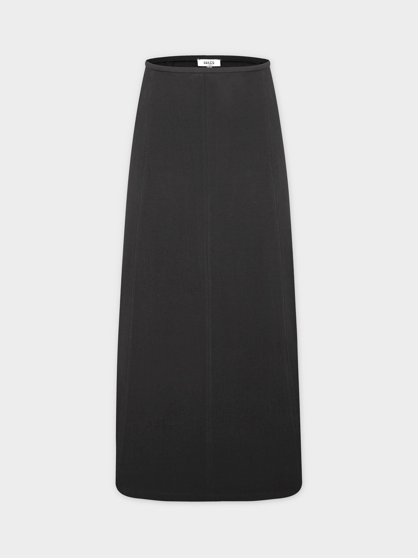 The Basic Flare Skirt 37"-Black-0