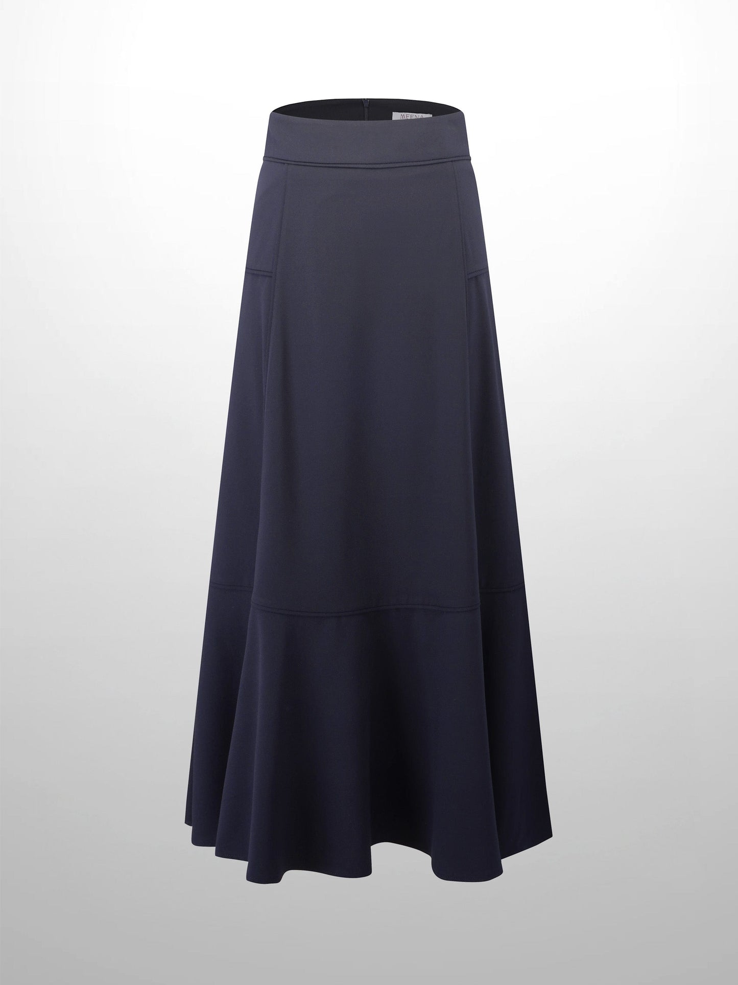 Bottom Flare Skirt-Navy-0