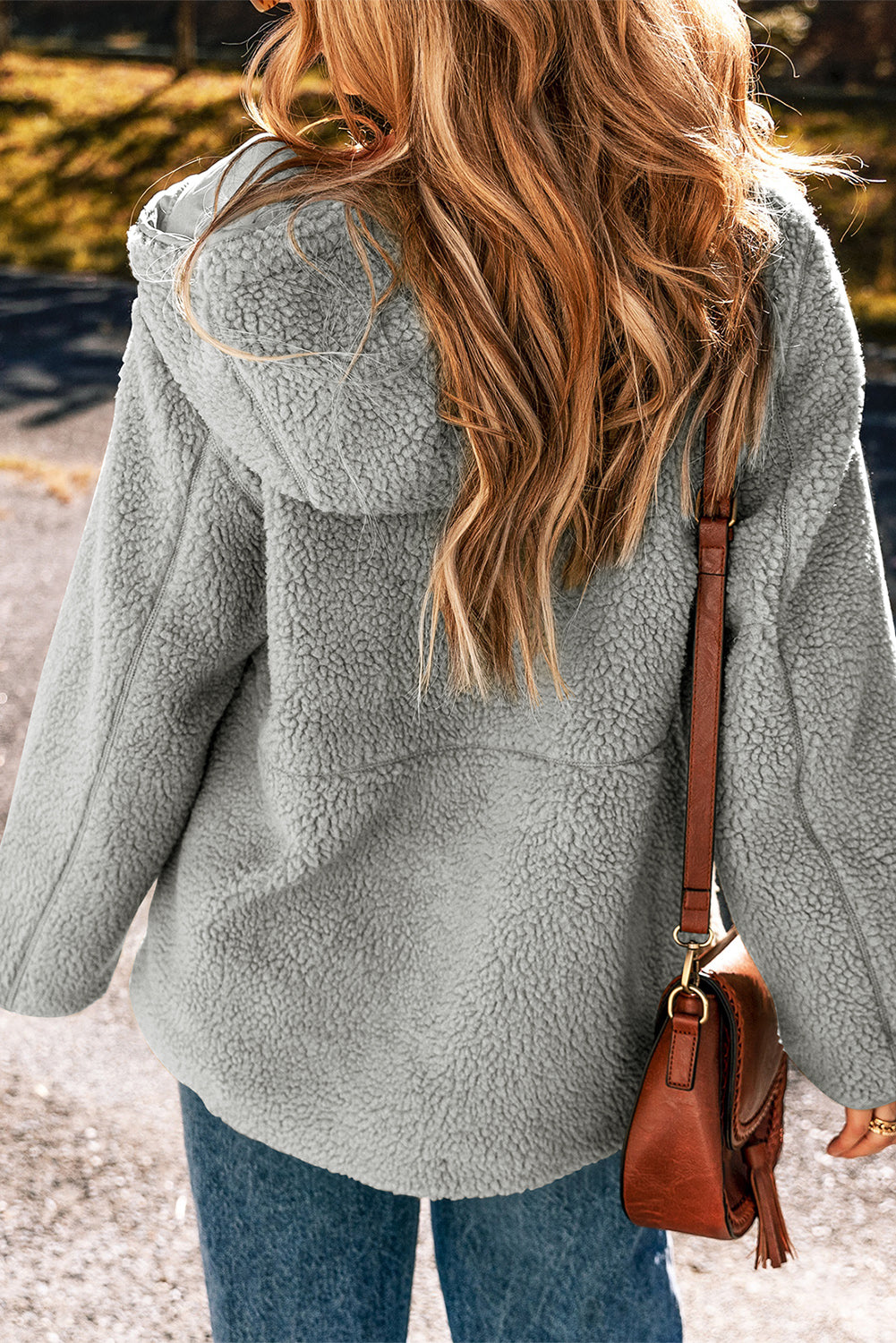 Fleece Hooded Jacket in multiple colors