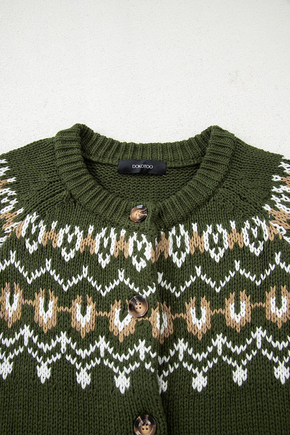Abstract Cardigan Sweater in multiple colors
