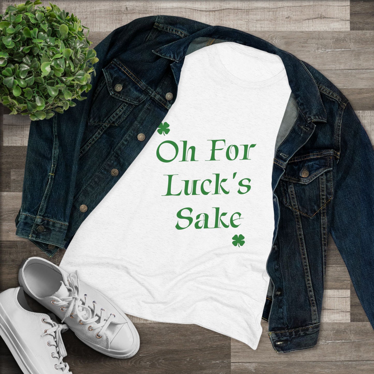 Luck's Sake NL Tee - green font