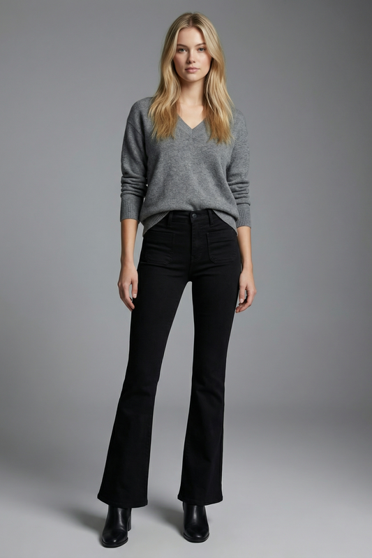 The Amelie Jean - High Rise Bootcut with Tummy Control by Artemis Vintage