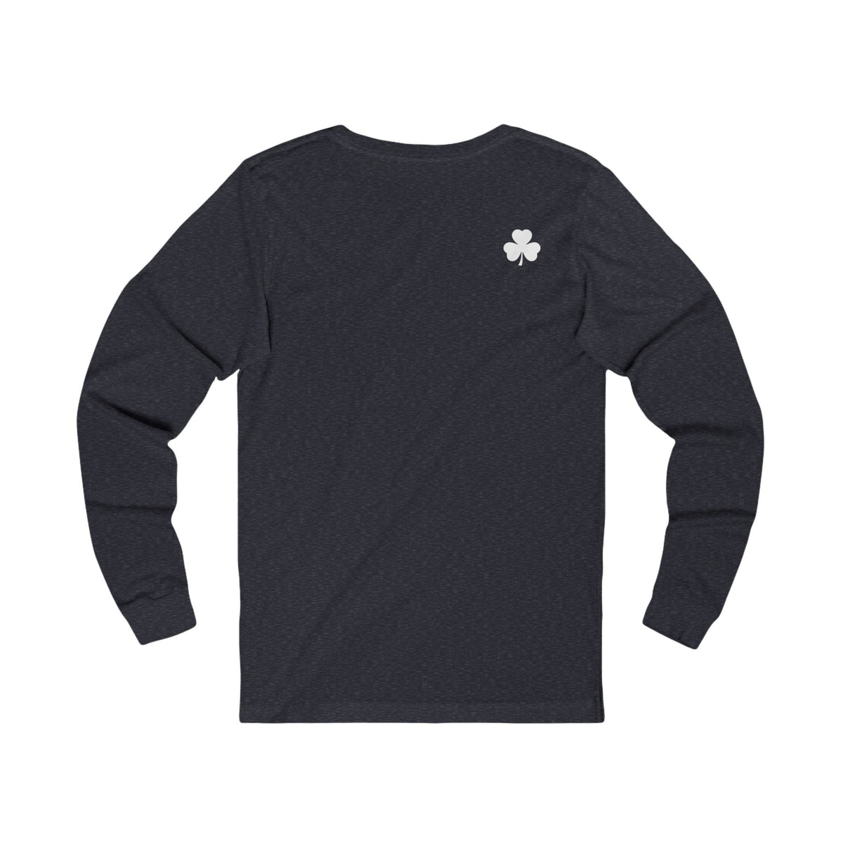 Irishman Walks Out Of A Bar BC Long Sleeve Tee - white font