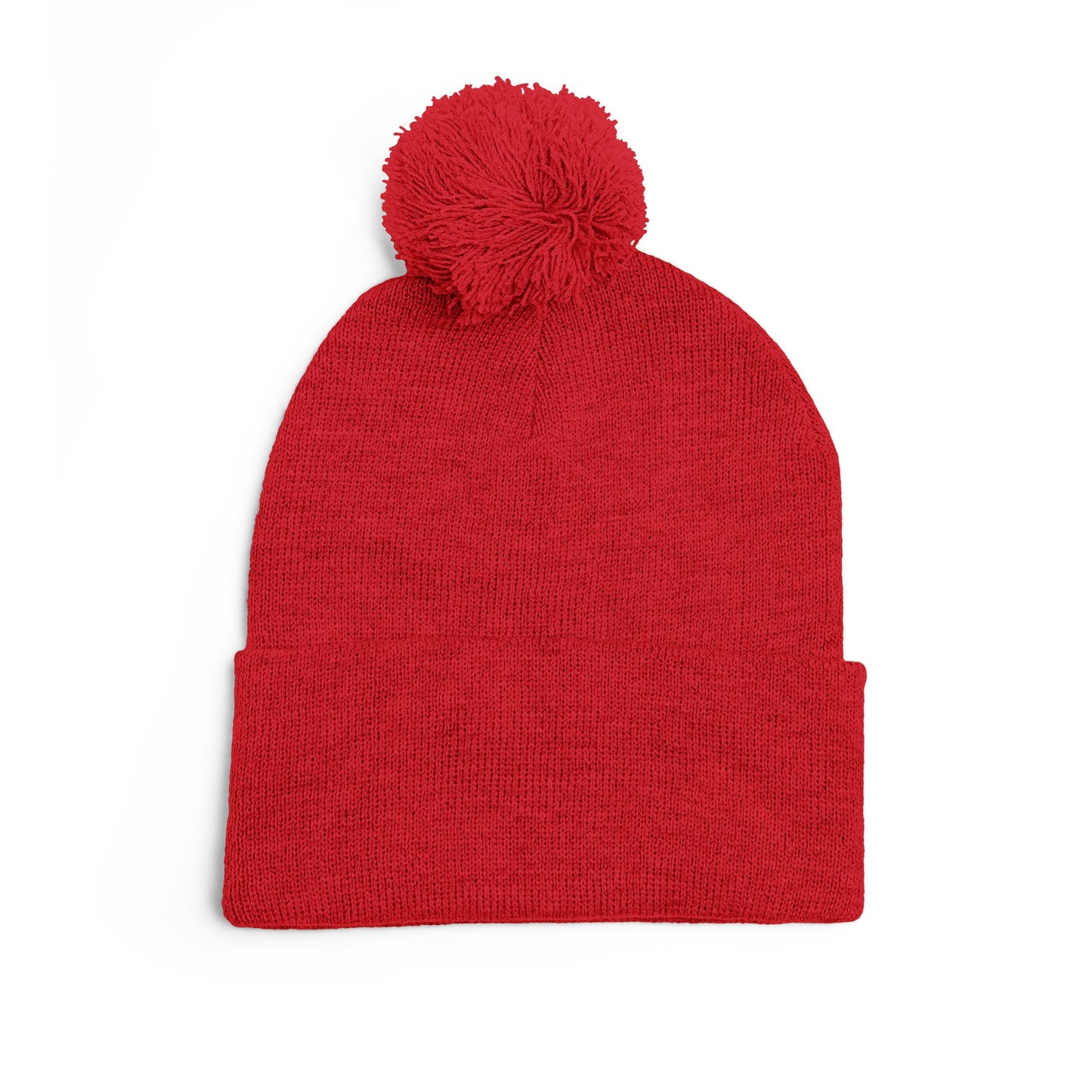 WTF Pom-Pom Knit Cap (Embroidery) - black font in multiple colors
