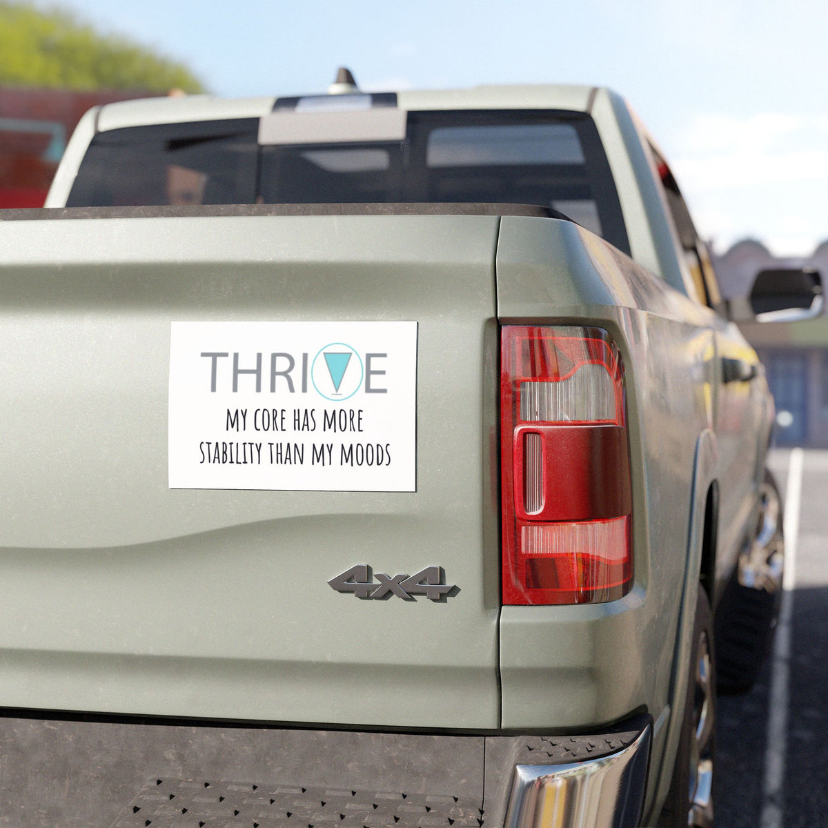 Thrive Funny Car Magnet - 7.5"x4.5"