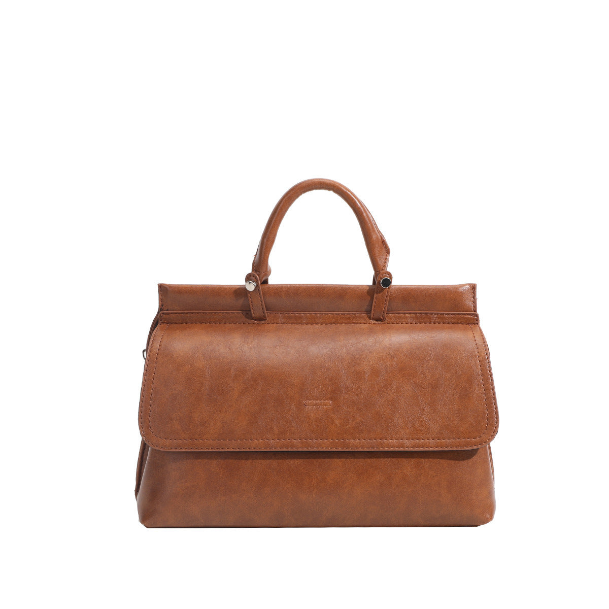 MD Handle Bag in brown and black