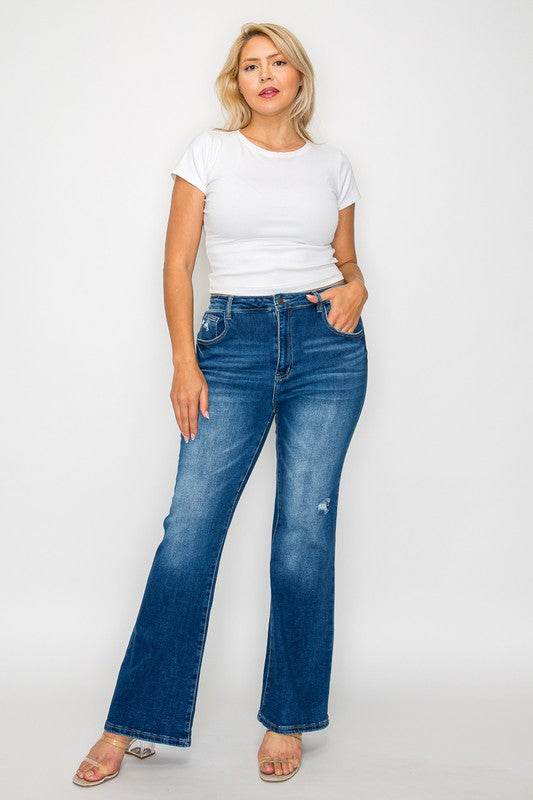 The Flora Jean - High Rise Bootcut by bytos