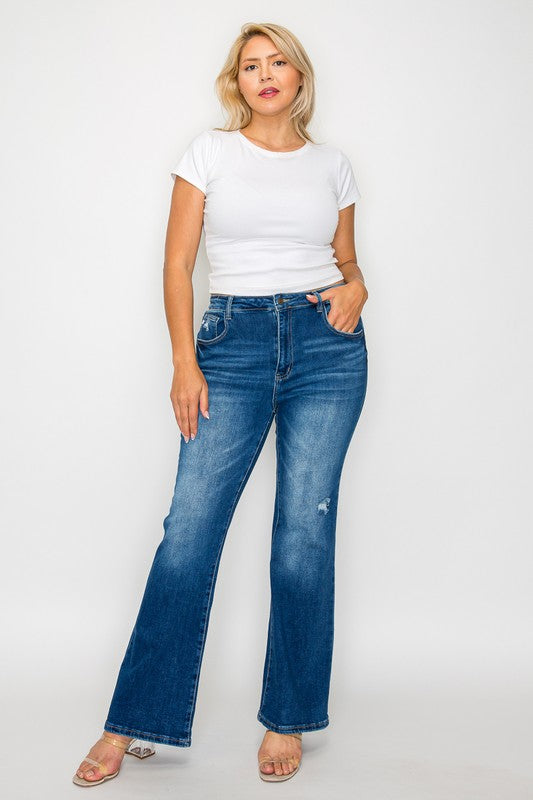 The Flora Jean - High Rise Bootcut by bytos