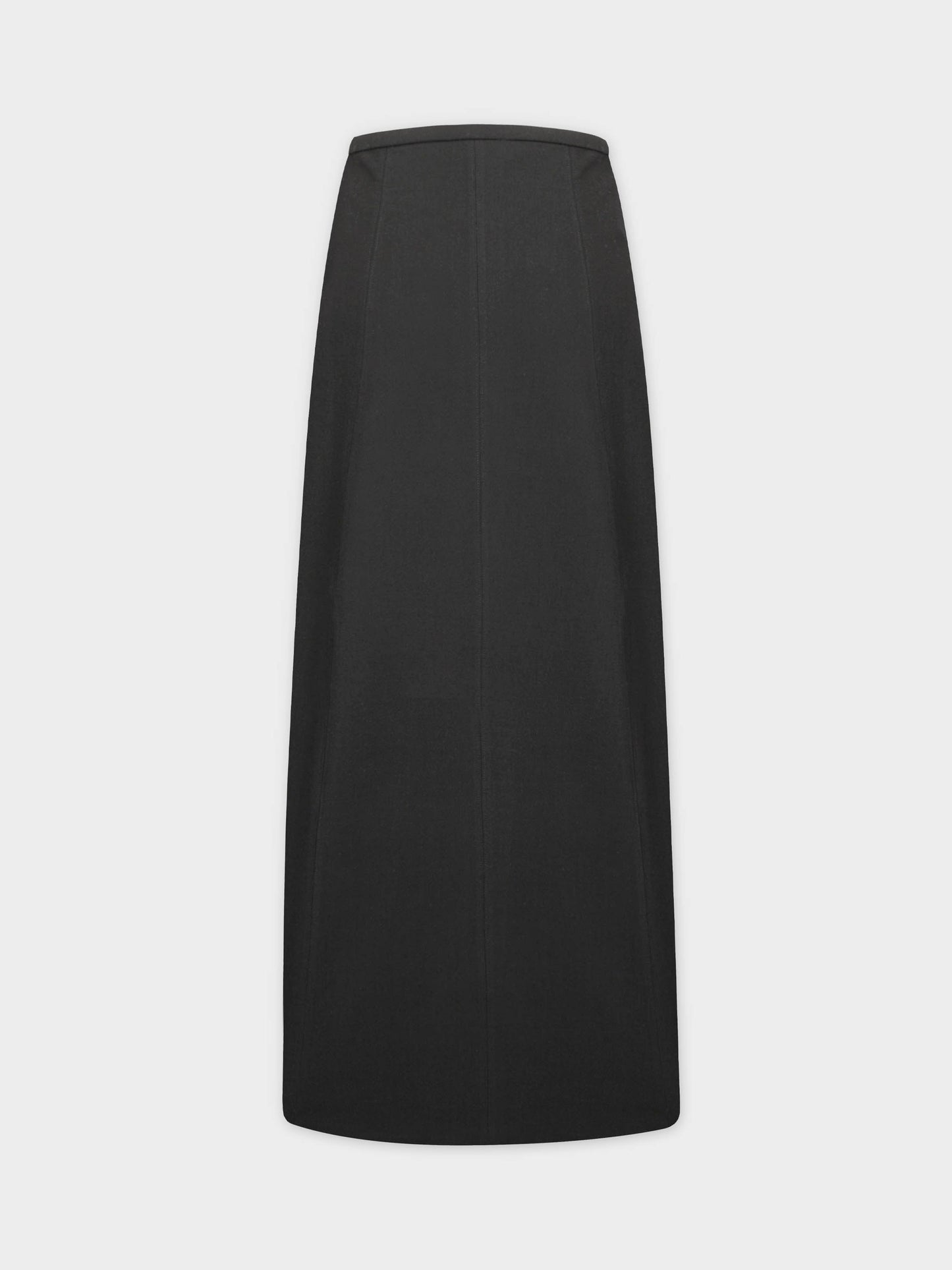 The Basic Flare Skirt 37"-Black-1