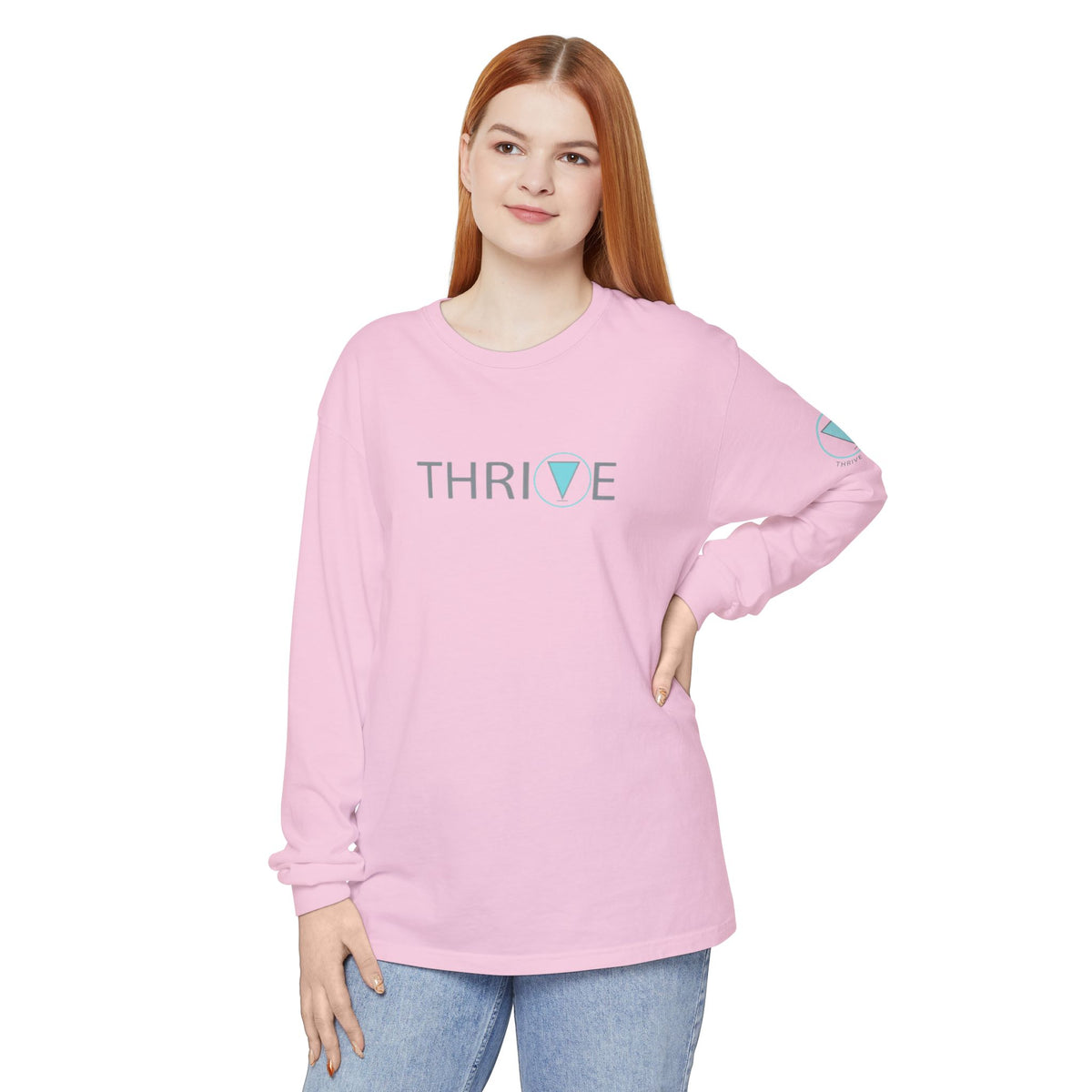 Thrive Long Sleeve Tee in multiple colors