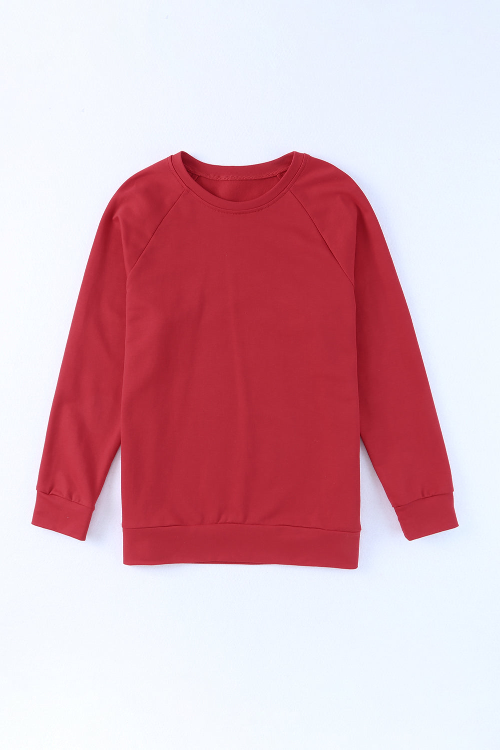 Red Raglan Sweatshirt