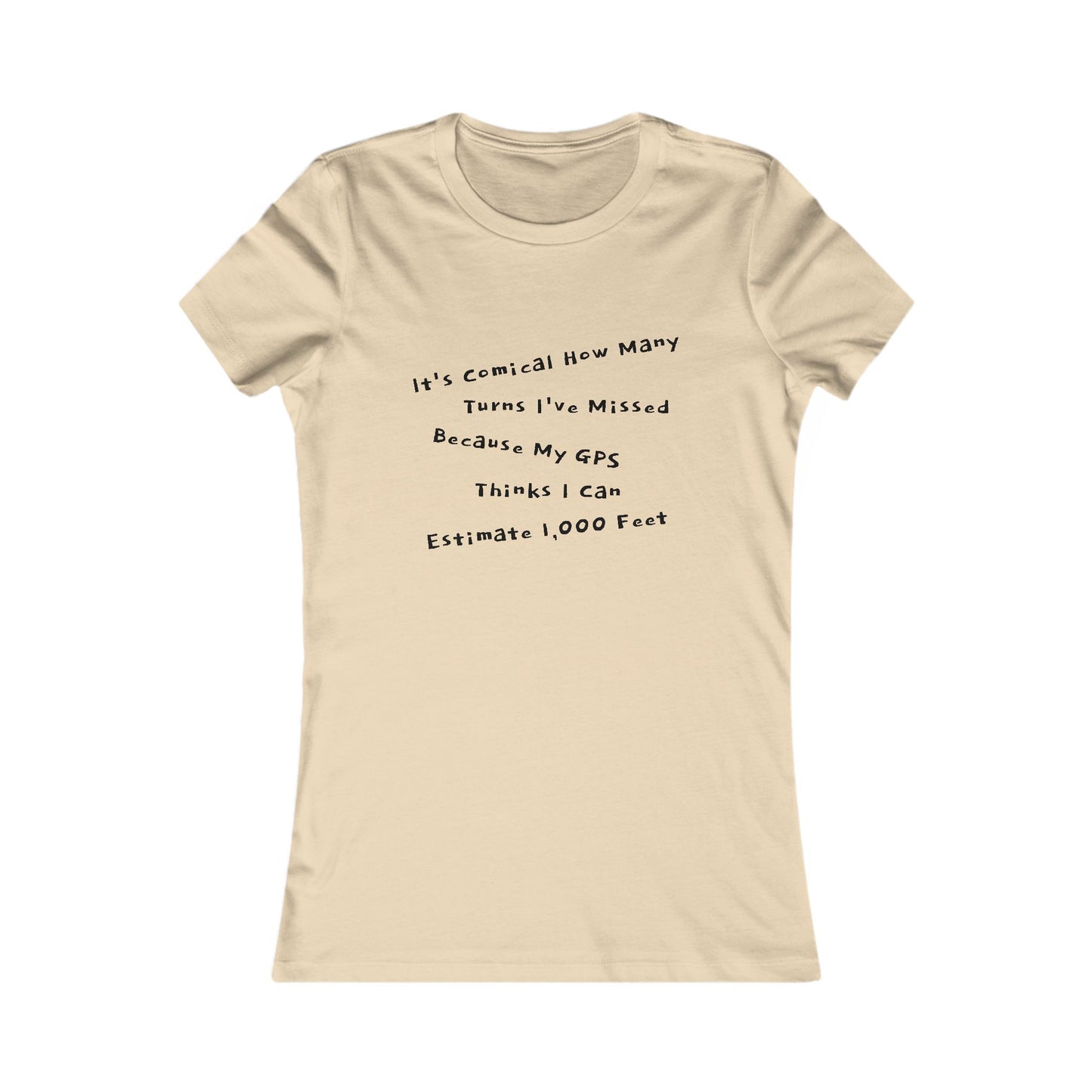 GPS Favorite Tee - black font in multiple colors