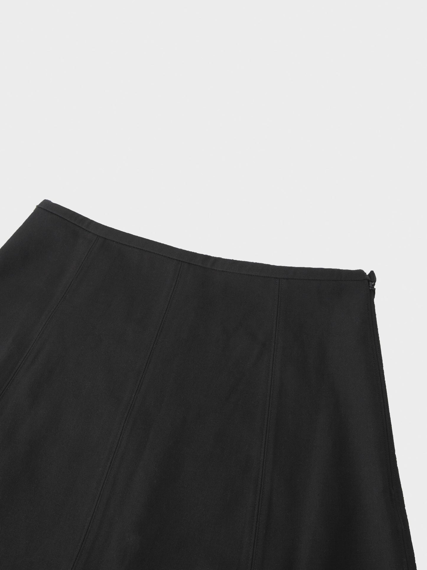 The Basic Flare Skirt 37"-Black-3
