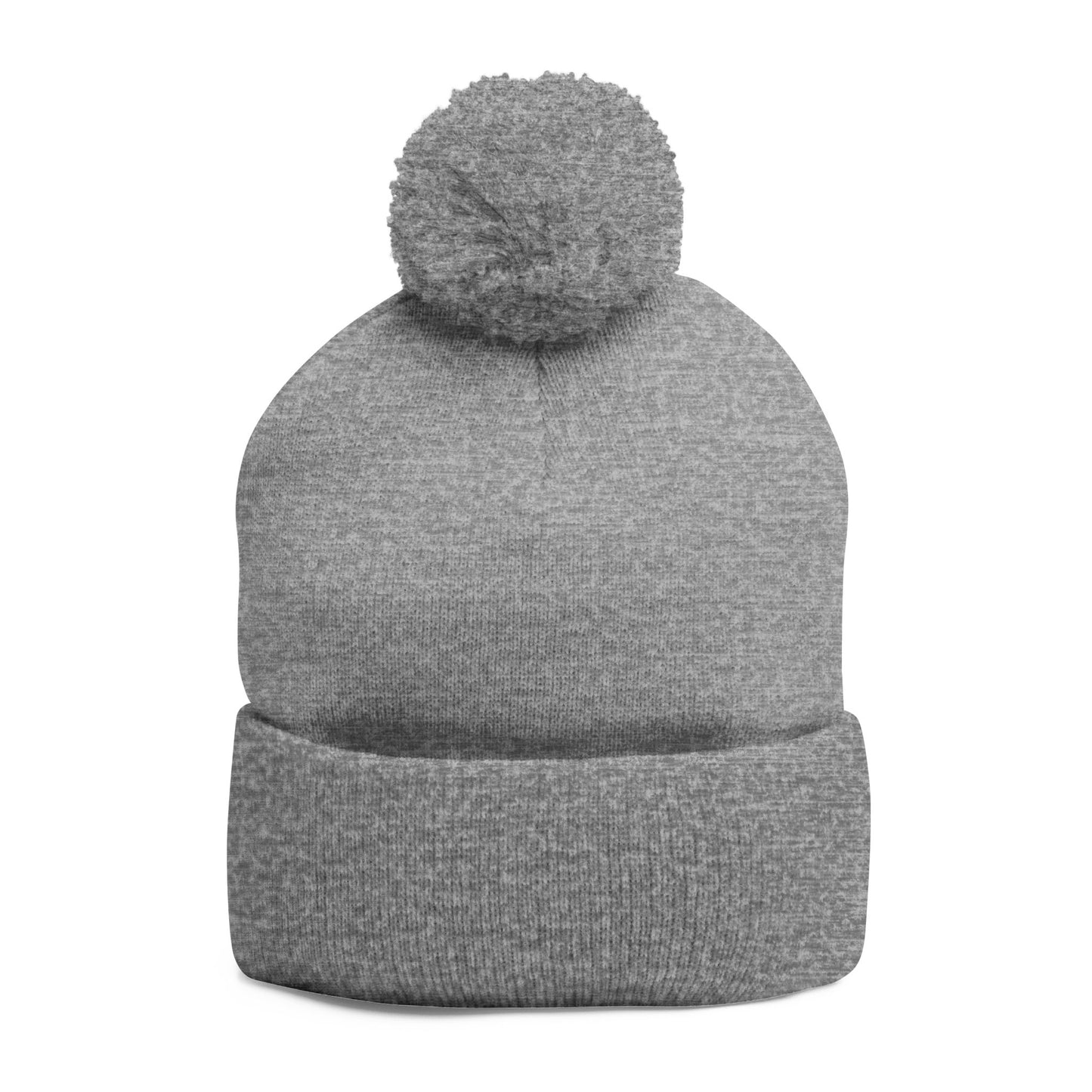 WTF Pom-Pom Knit Cap (Embroidery) - black font in multiple colors
