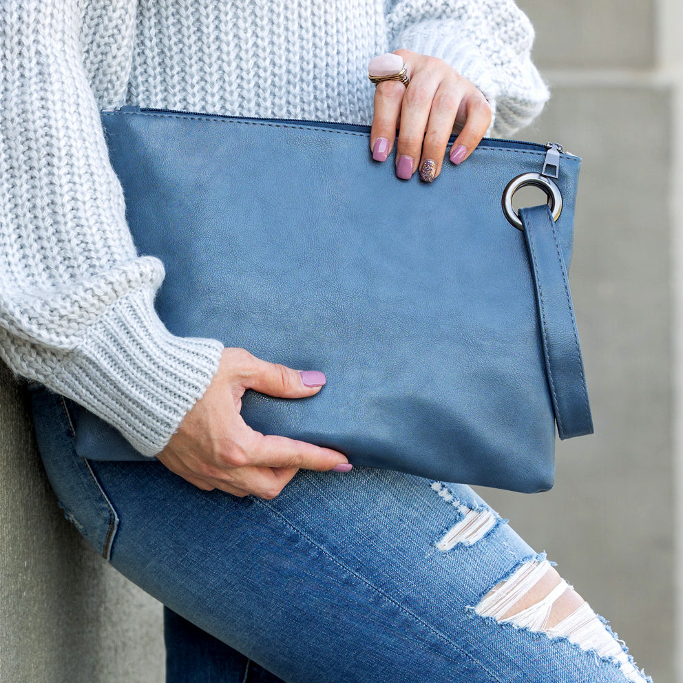 Over-sized Everyday Clutch in multiple colors