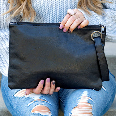Over-sized Everyday Clutch in multiple colors