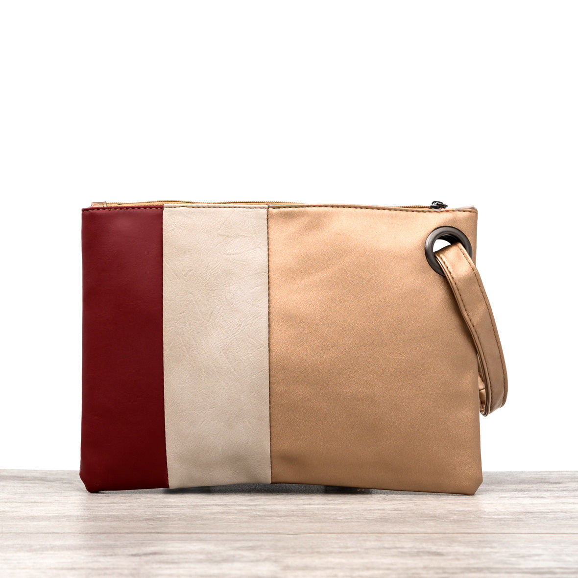 Oversize Color Block Clutch in multiple colors