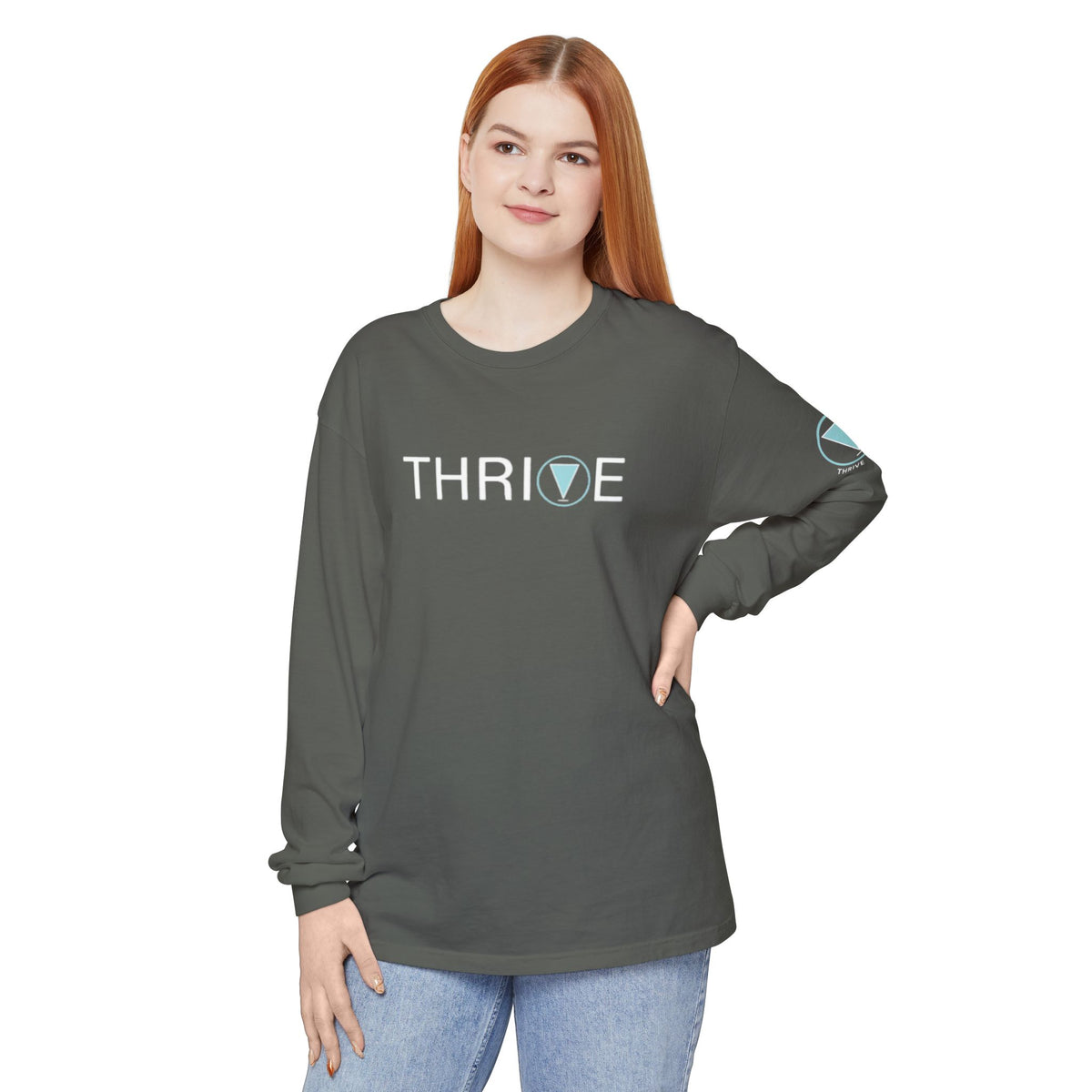 Thrive Long Sleeve Tee in multiple colors