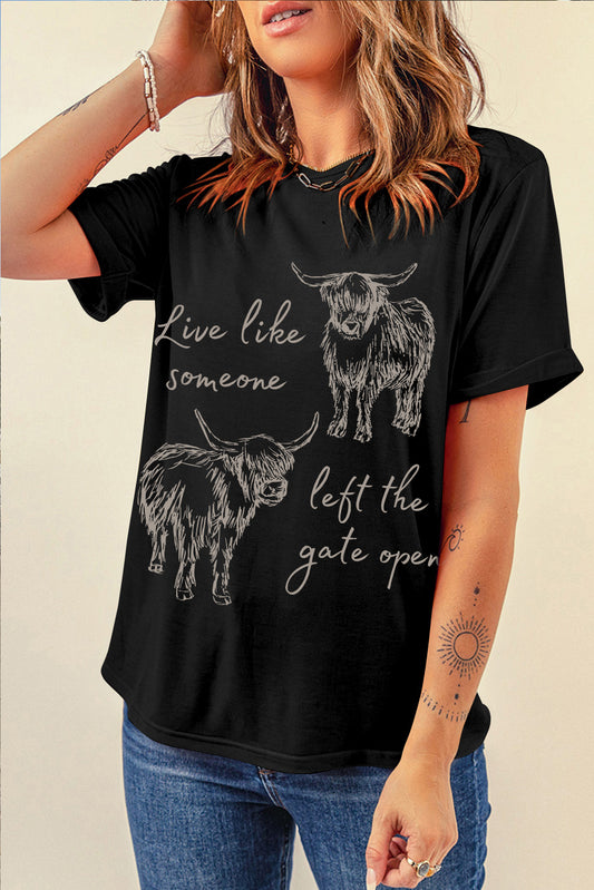 The Cows Got Out Tee