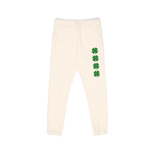 Shamrock Fleece CC Sweatpants — green font in multiple colors