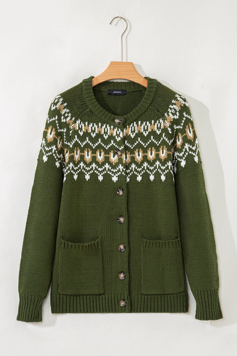 Abstract Cardigan Sweater in multiple colors