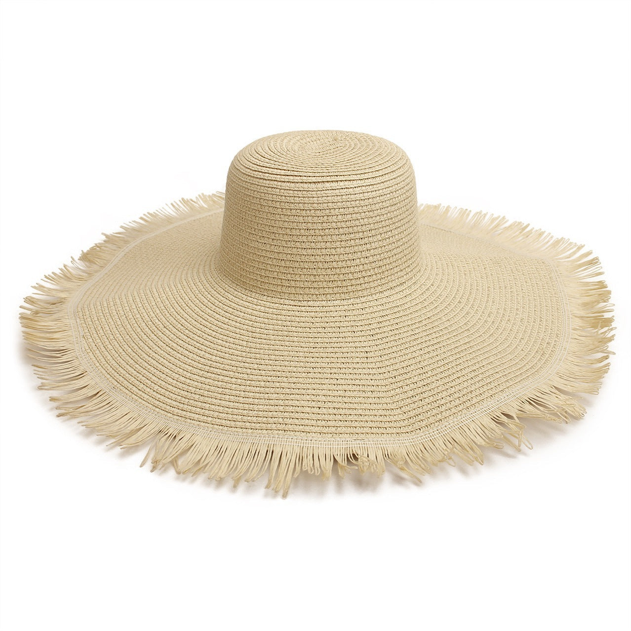 Big Brim Foldable Straw Sun Hat in multiple colors