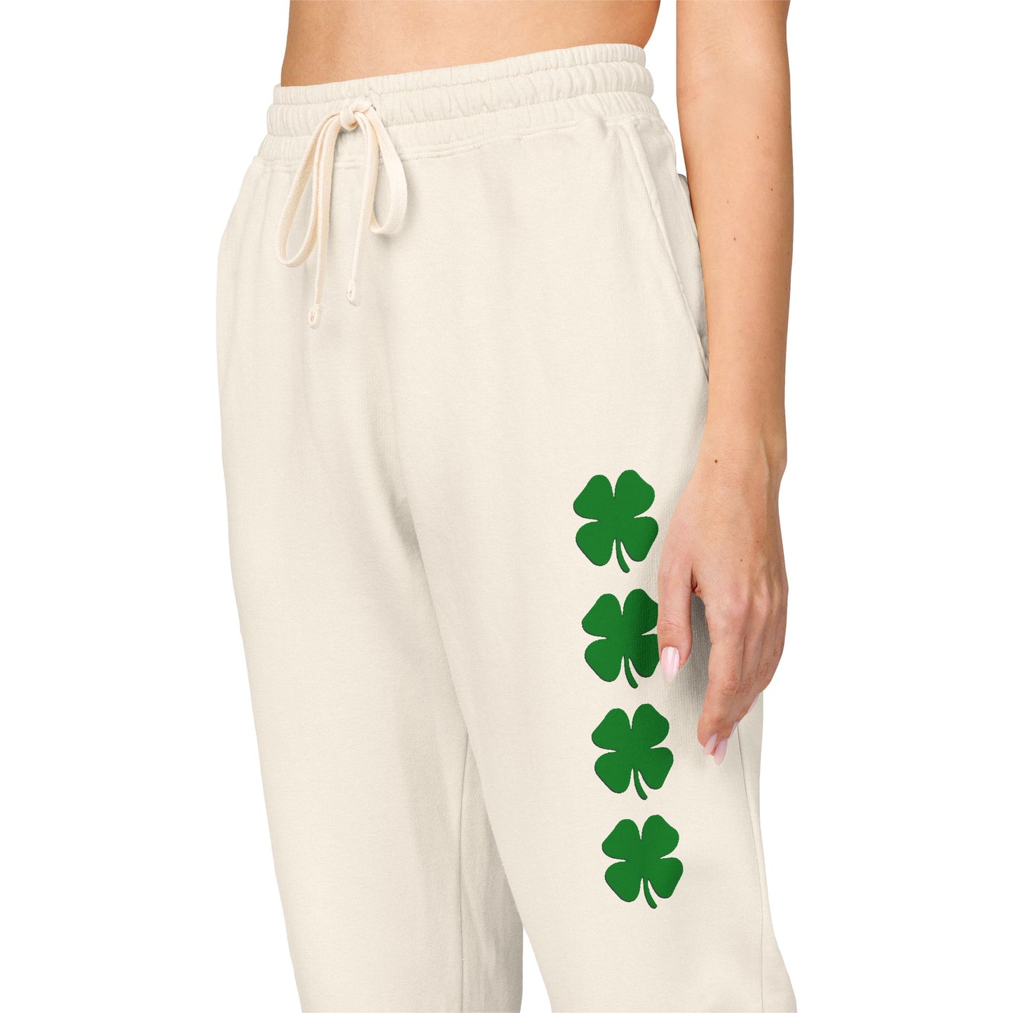 Shamrock Fleece CC Sweatpants — green font in multiple colors