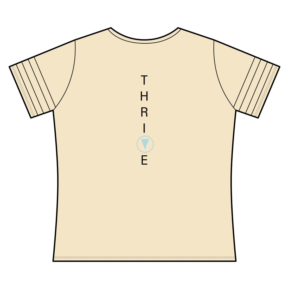 *Plain V-neck Tee | Women's Monterey Short Sleeve T-Shirt