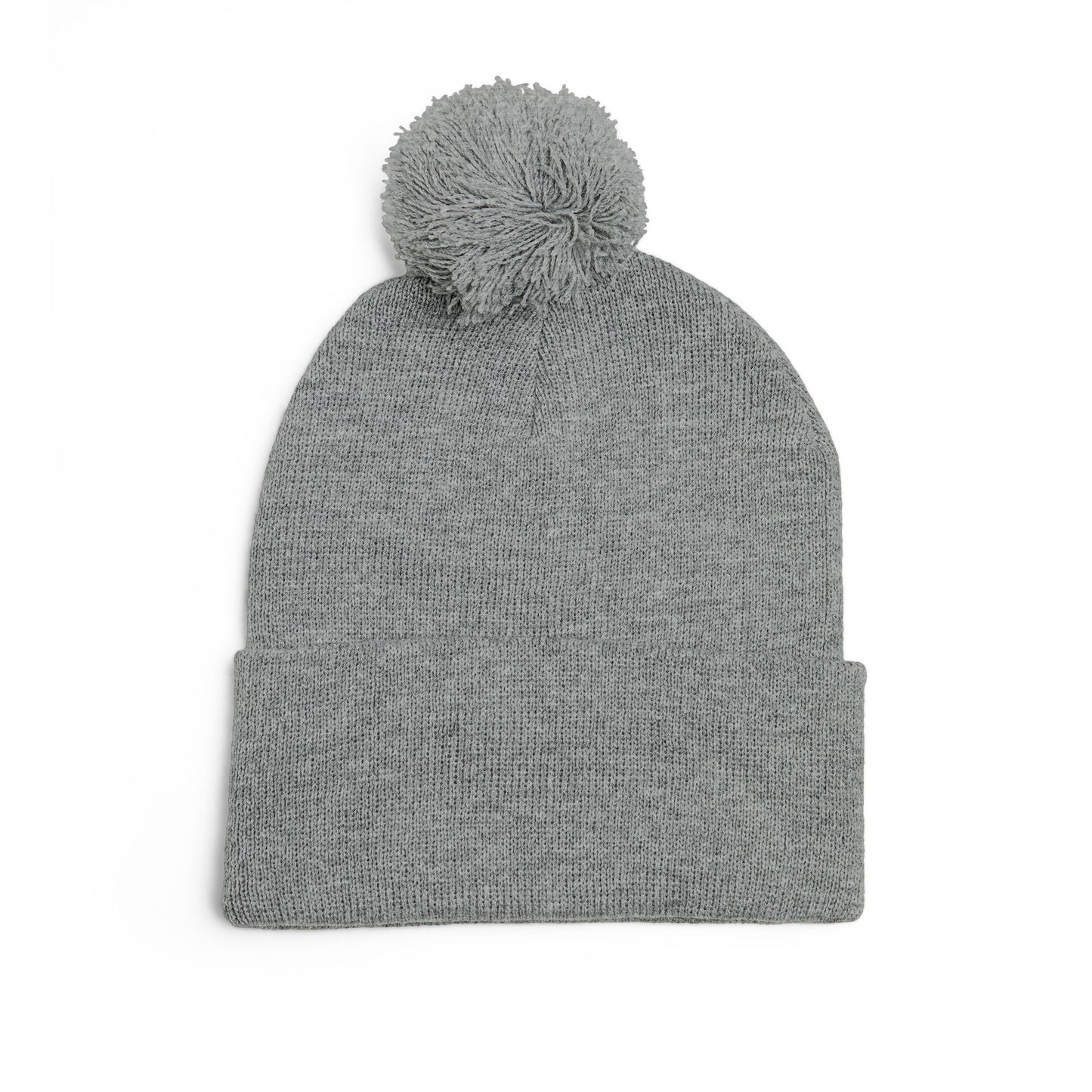 WTF Pom-Pom Knit Cap (Embroidery) - white font in multiple colors