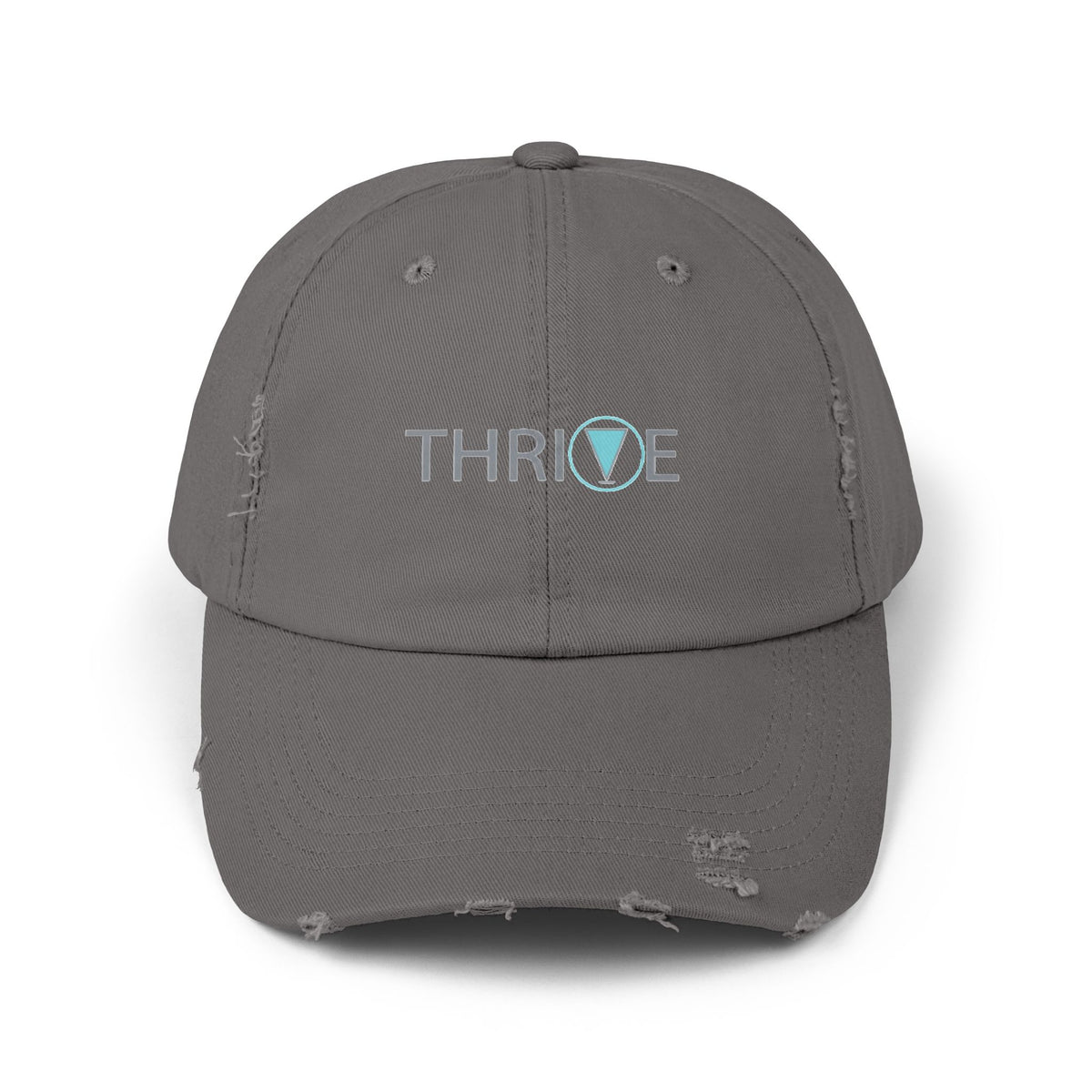 Thrive Embroidered Distressed Hat in multiple colors