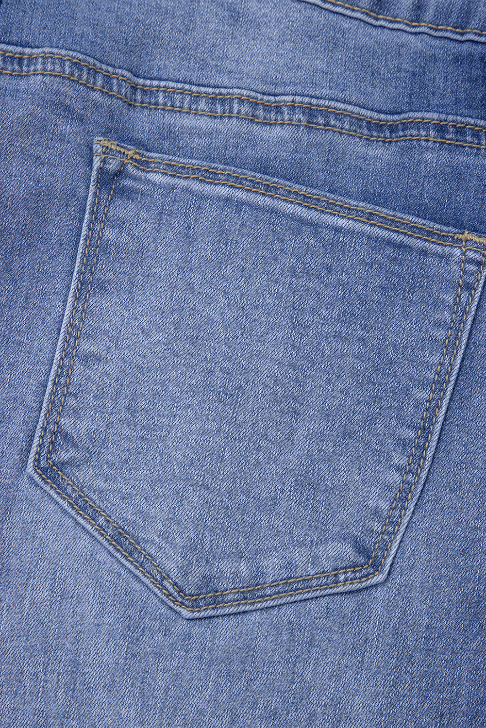Center Seam Straight Loose Jeans