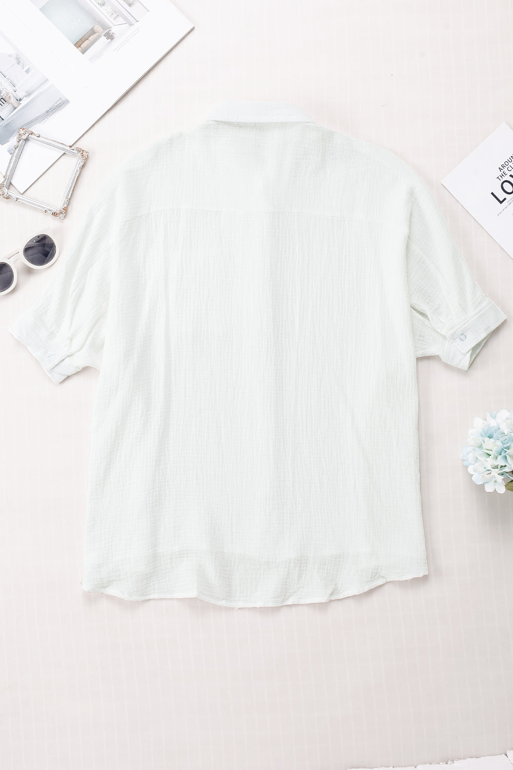 Oversized GauzeButton Down