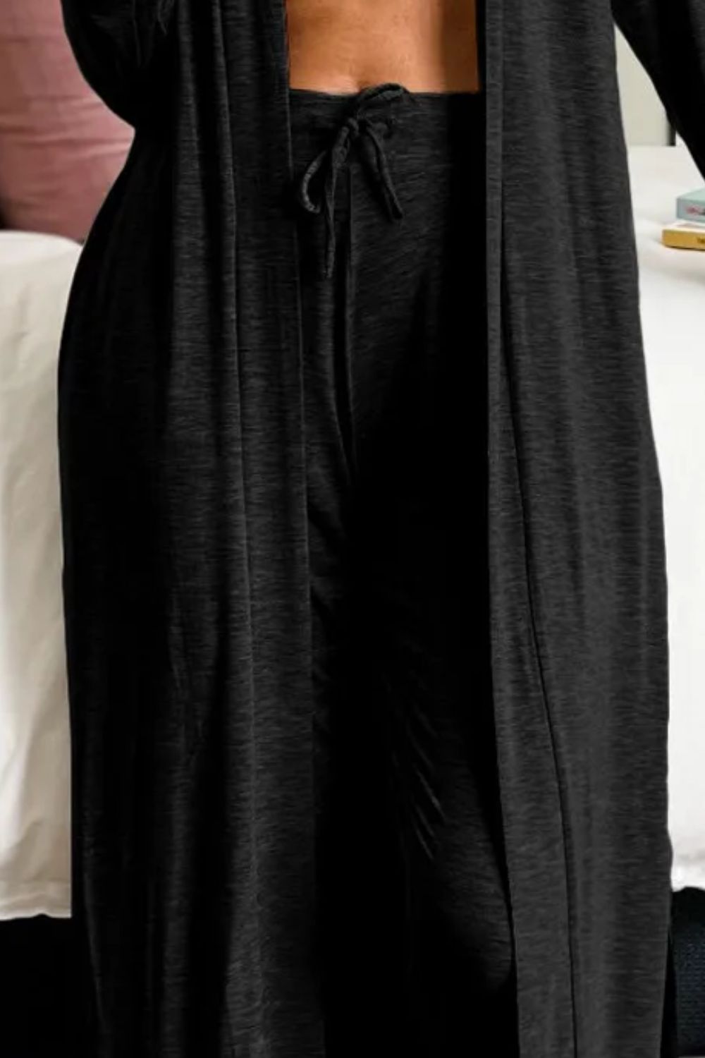Mara Long Cardigan and Pants Lounge Set in multiple colors