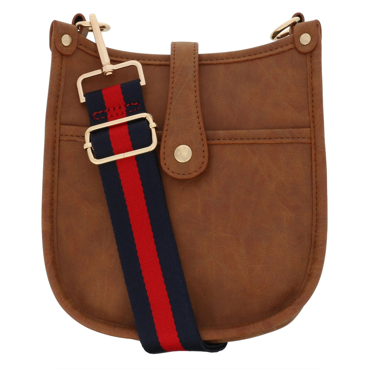Milly Kate Mini Crossbody Bag in Weathered Brown - multiple strap options