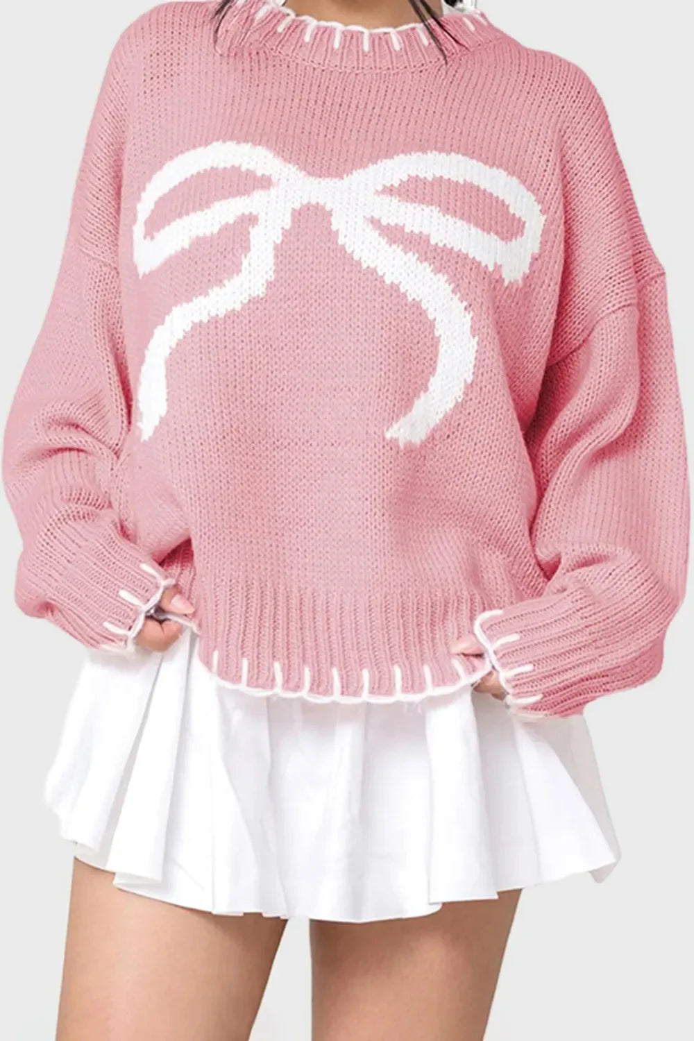 Bow Sweater in multiple colors