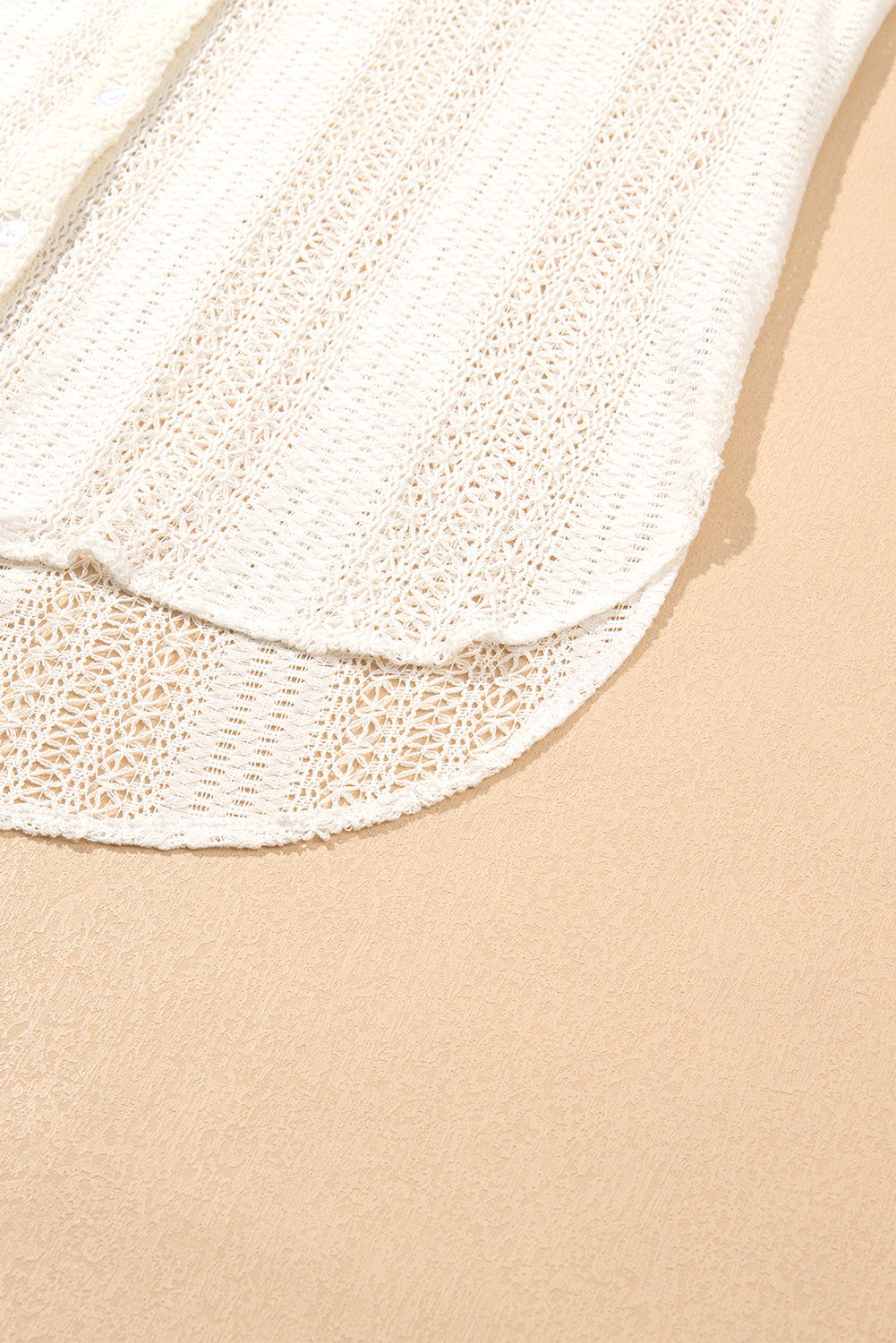 Crocheted Oversized Shirt
