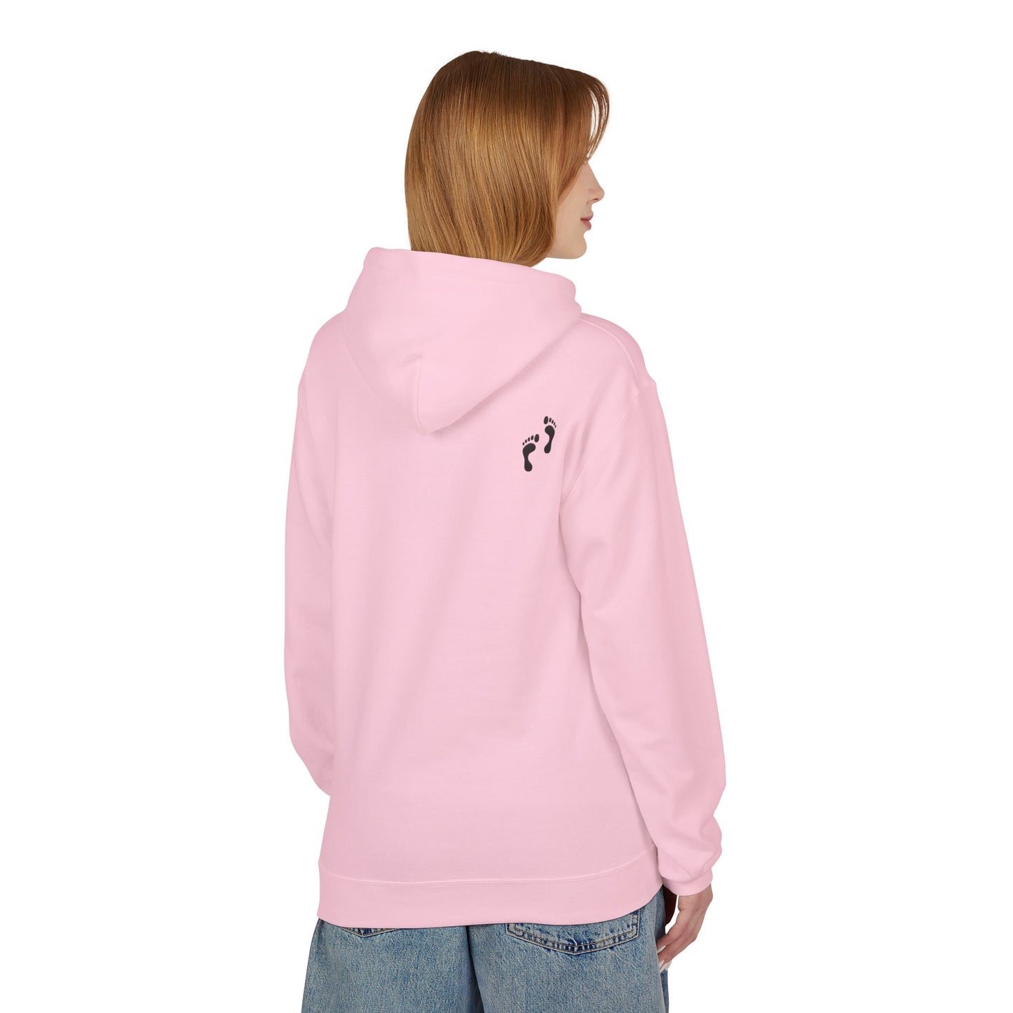 Feet in Straps Fleece GD Hoodie - white font in multiple colors
