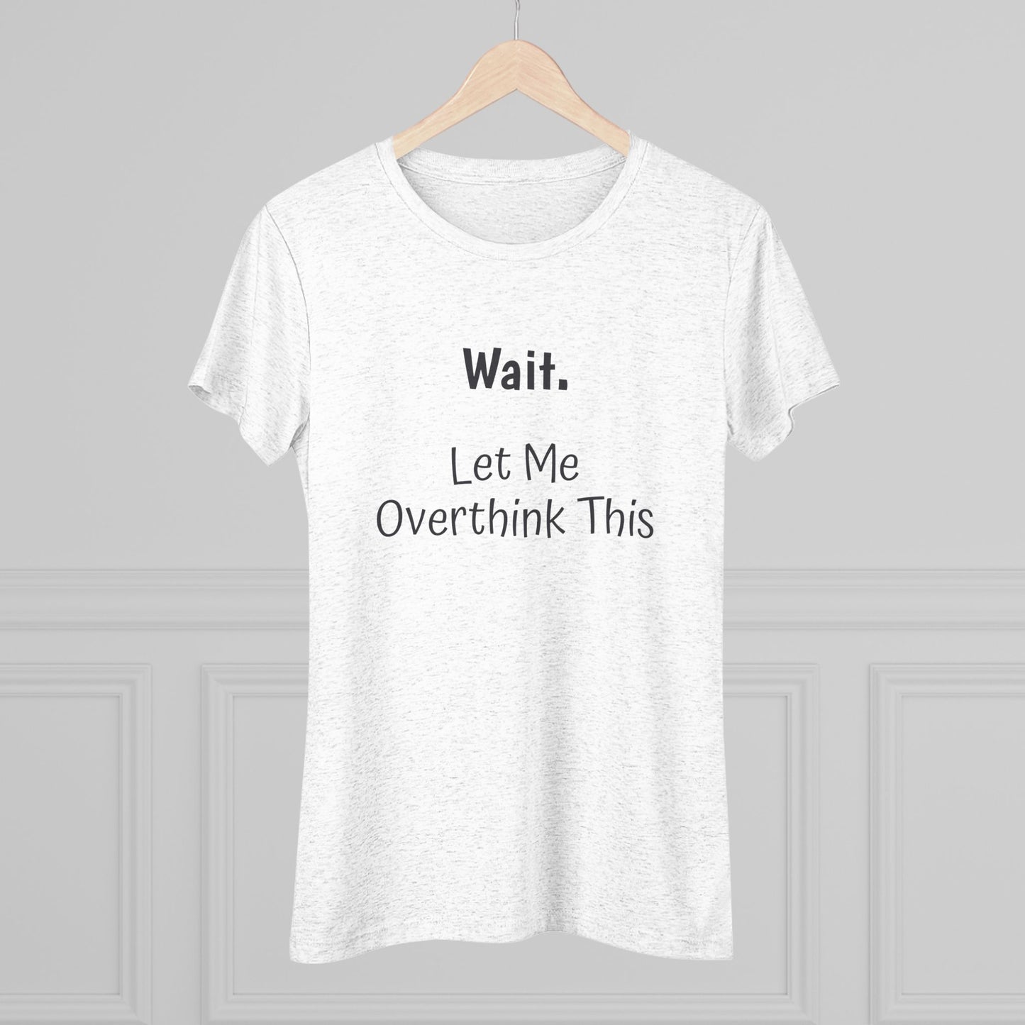 Overthinking NL Tee - black font in multiple colors