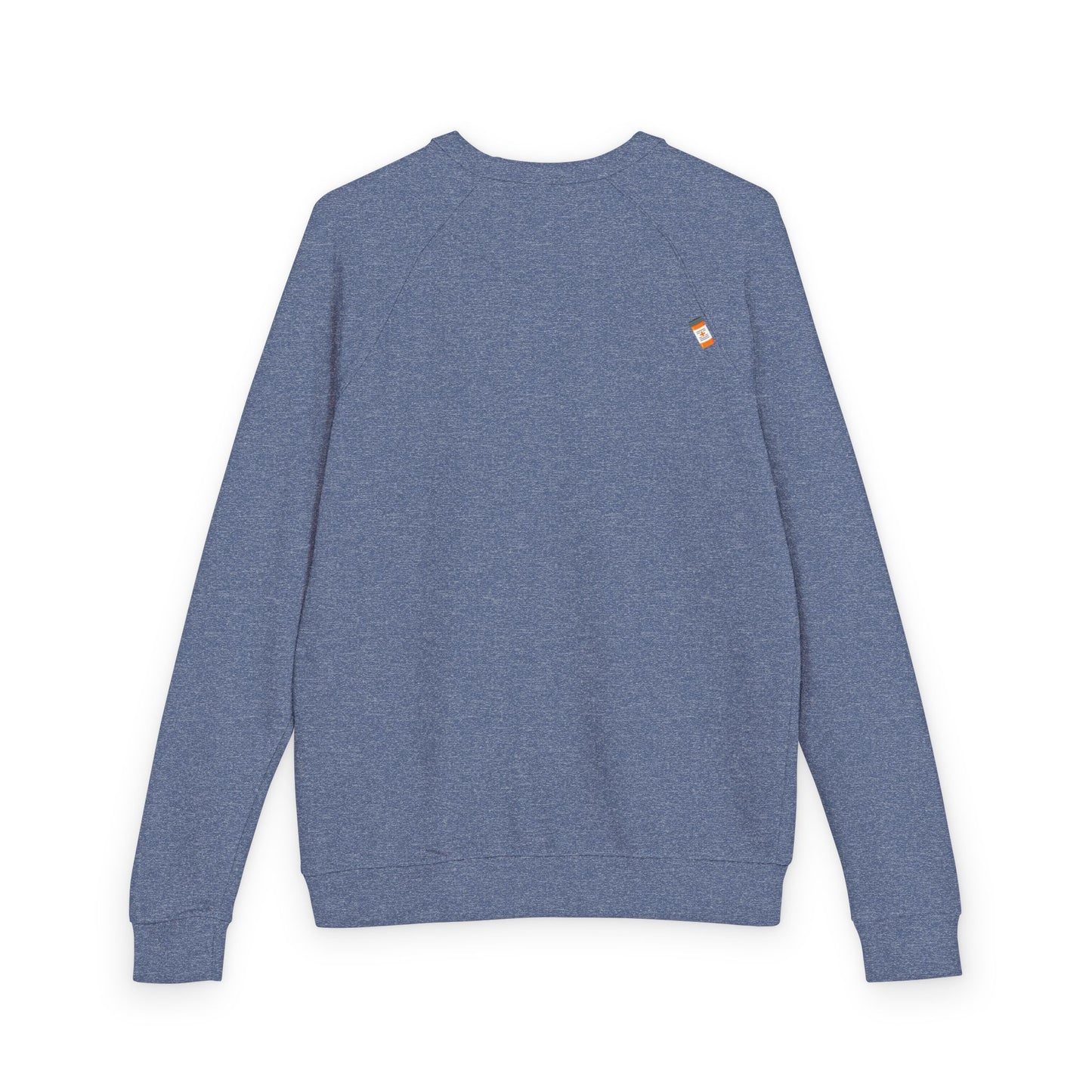 Xanax Straight Up French Terry Raglan Sweatshirt - white font in multiple colors
