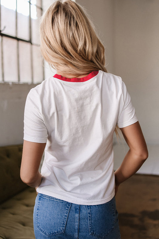 Rainbow Stripe Tee