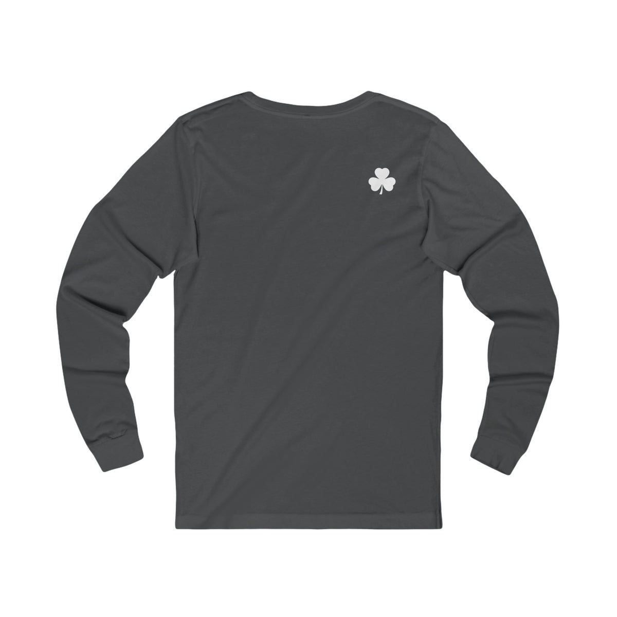 Irishman Walks Out Of A Bar BC Long Sleeve Tee - white font