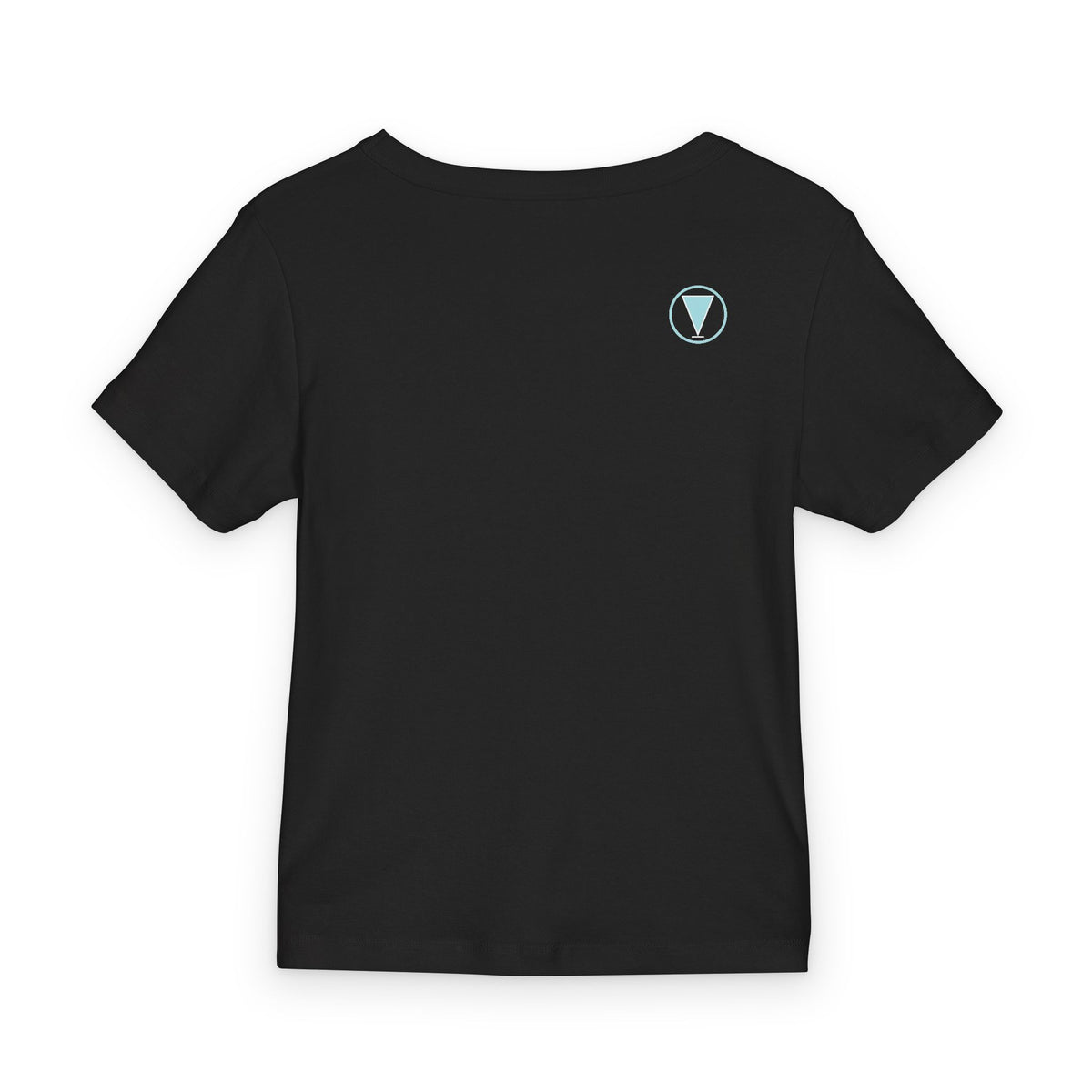 Thrive Organic Ribbed Cotton Baby Tee in black and white