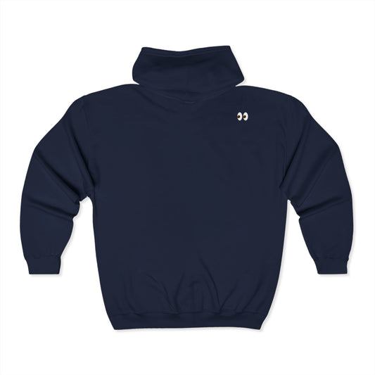 Pilates Mood Stability Full Zip Hoodie - white font in multiple colors