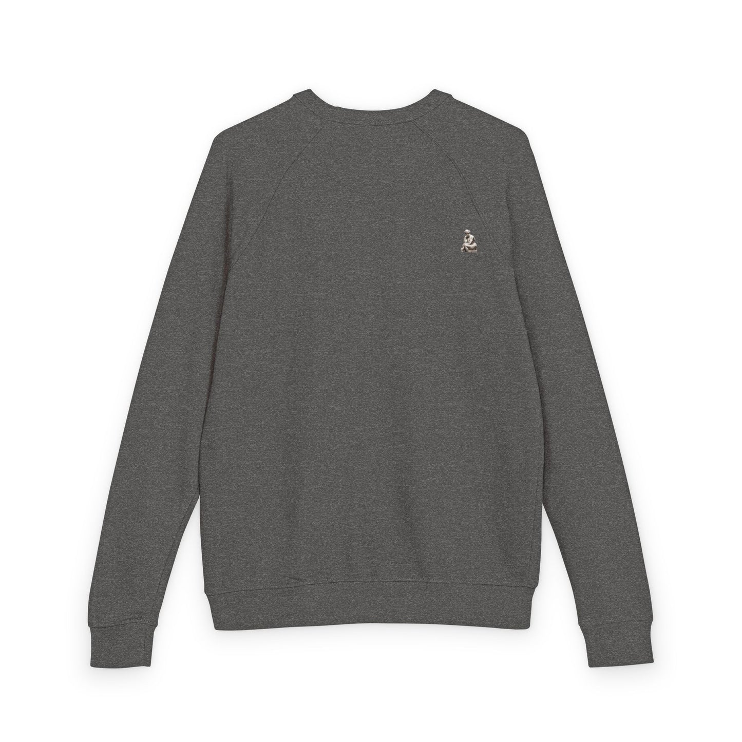 Overthinking French Terry Raglan Sweatshirt - white font in multiple colors