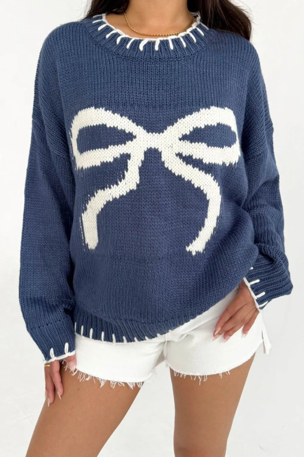 Bow Sweater in multiple colors