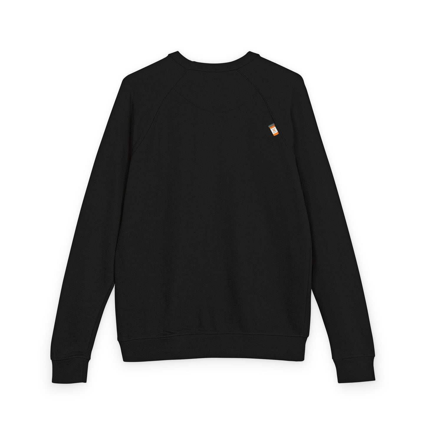 Xanax Straight Up French Terry Raglan Sweatshirt - white font in multiple colors