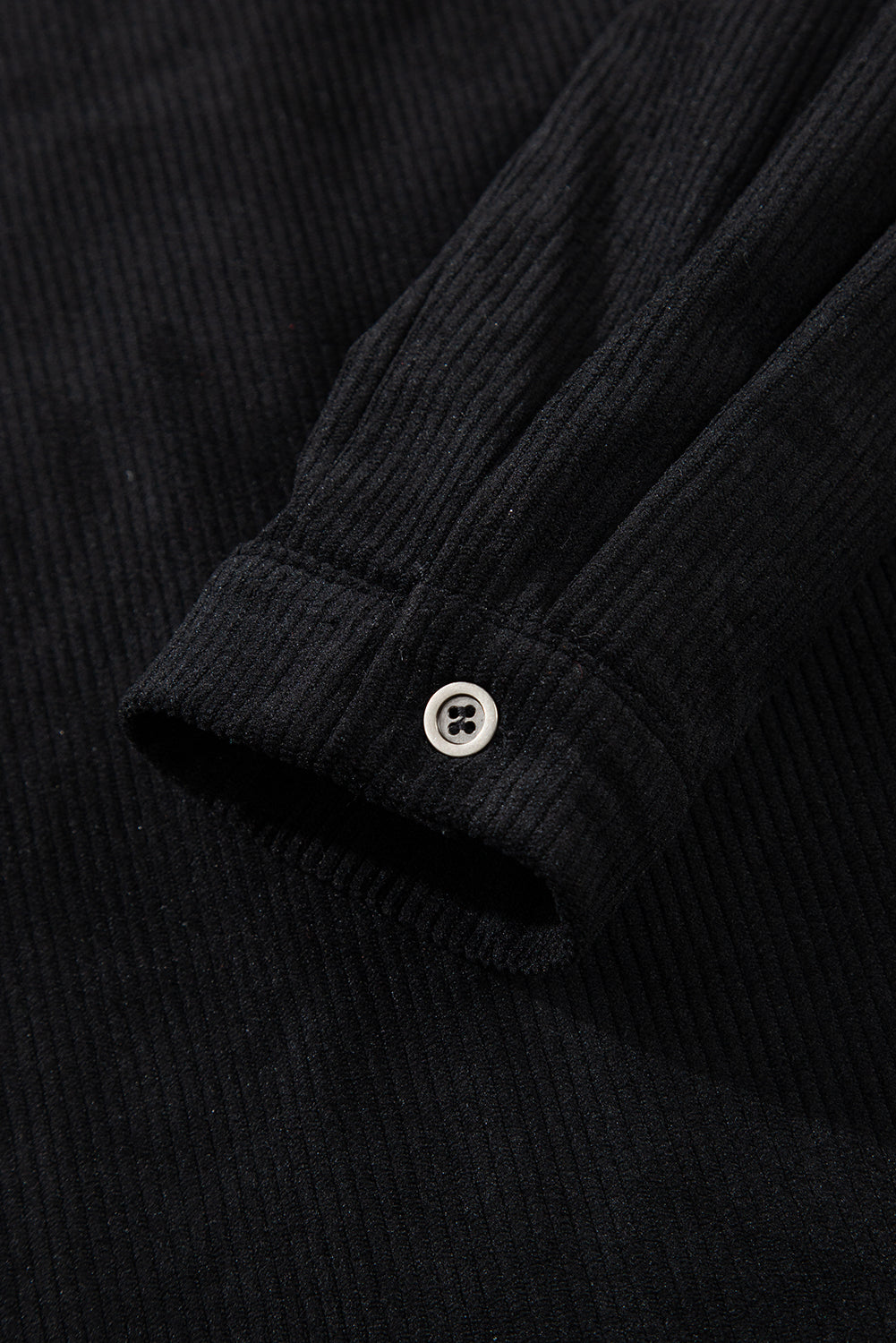 Corduroy Shirt Style Button Down Mini Dress
