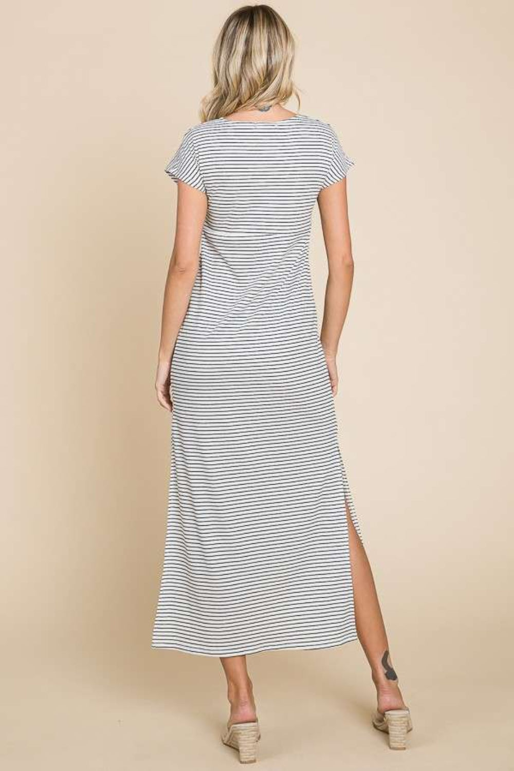Striped Twisted Dress